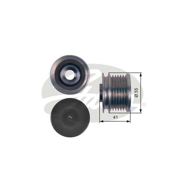 OVER RUNNING ALTERNATOR PULLEY image