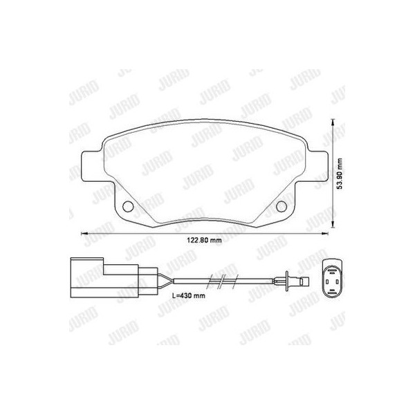 JURID BRAKE PAD image