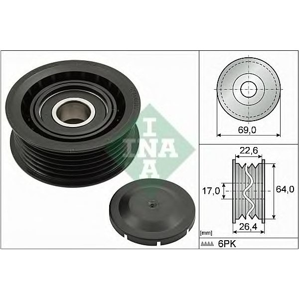 V Belt Deflection Pulley image