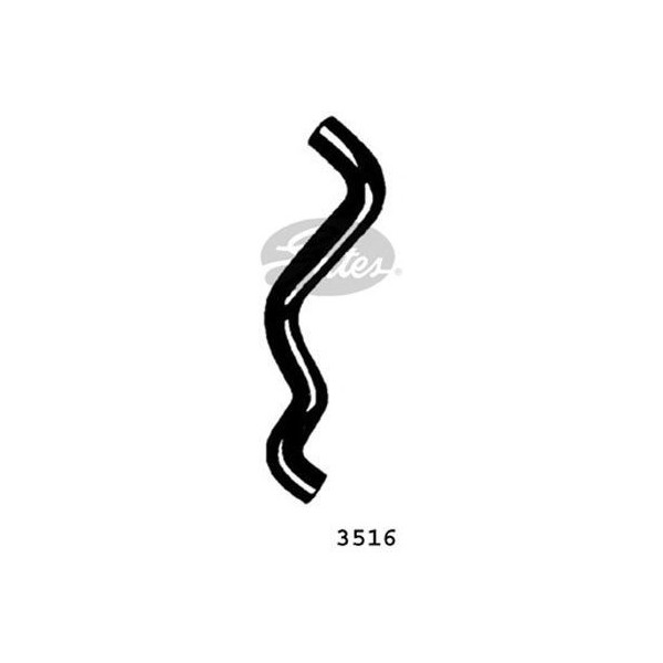 CURVED RADIATOR HOSE 440MMX34 image