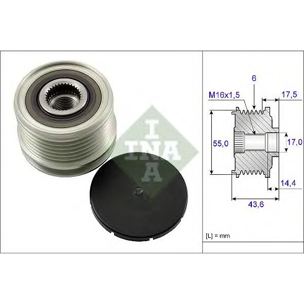 Over-Running Alternator Pulley image