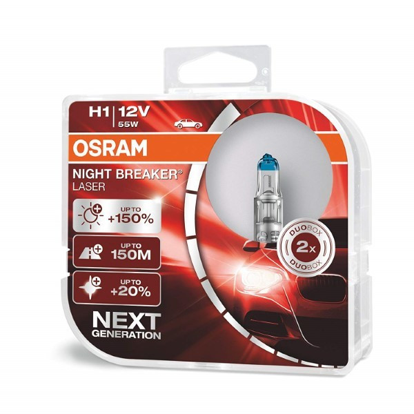 Osram Night Breaker Laser H1 ,12V ,duo box image
