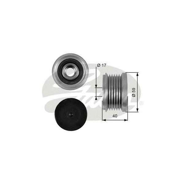 OVER RUNNING ALTERNATOR PULLEY image