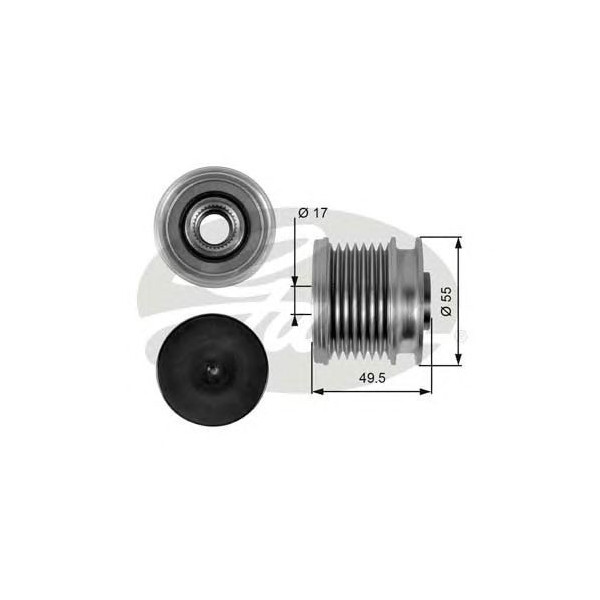 OVER RUNNING ALTERNATOR PULLEY image