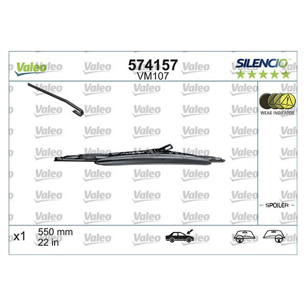 VM107 Silencio Wiper Perf LHD RHD VM107 x1 image