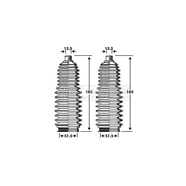 Steering Rack Boot Kit image