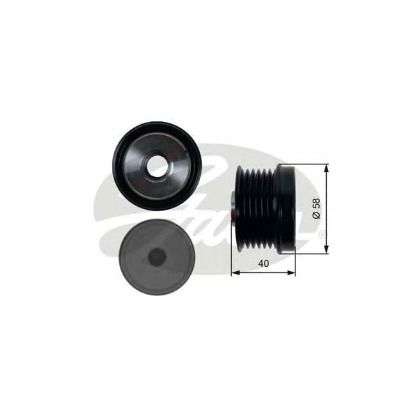 OVER RUNNING ALTERNATOR PULLEY image