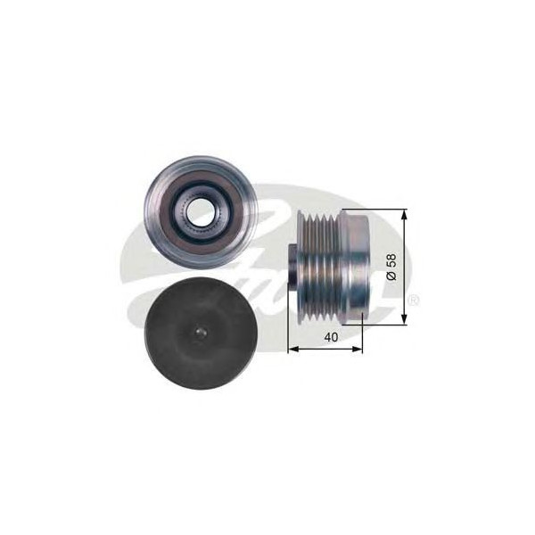 OVER RUNNING ALTERNATOR PULLEY image