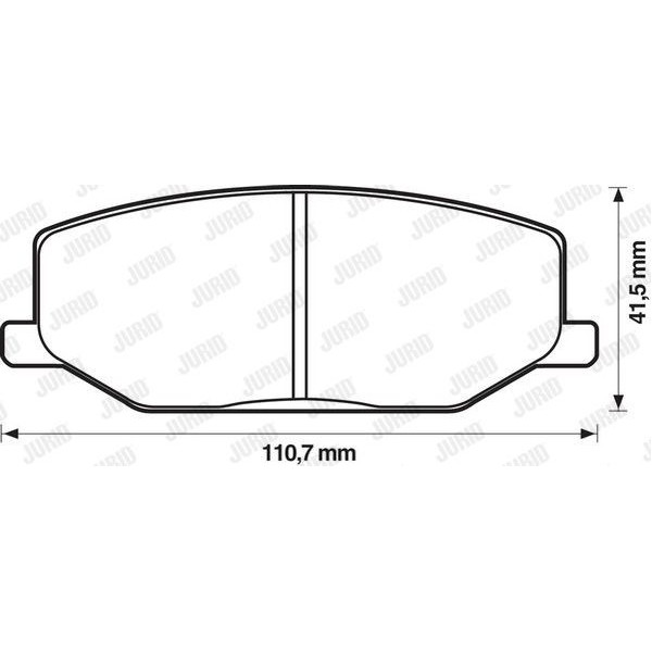 JURID BRAKE PAD image