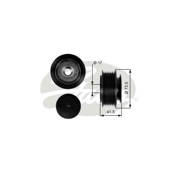 OVER RUNNING ALTERNATOR PULLEY image