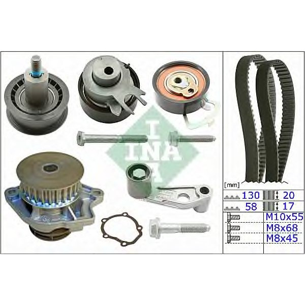 Timing Belt Kit with Water pump image
