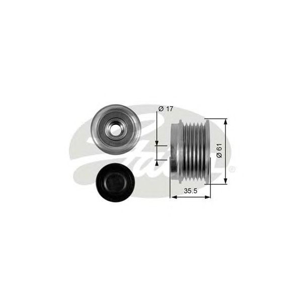 OVER RUNNING ALTERNATOR PULLEY image