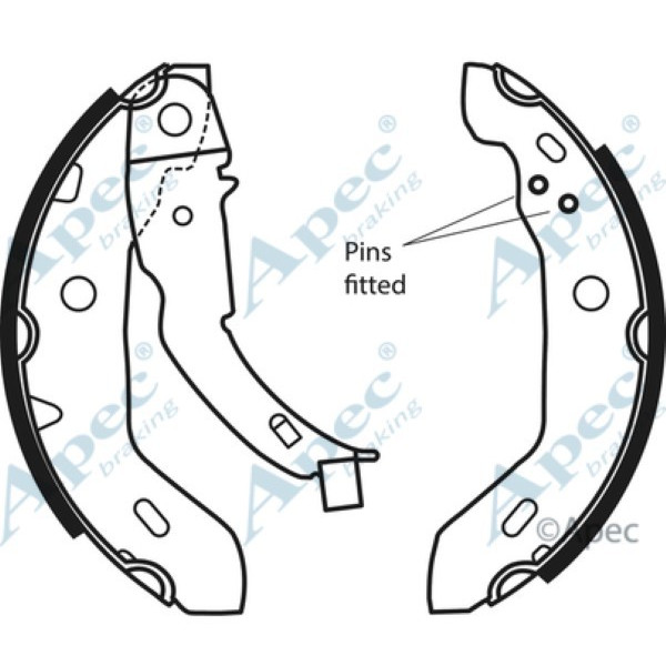 Brake Shoe Set image