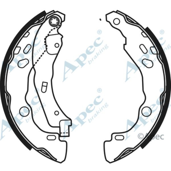 Apec Brake Shoe image