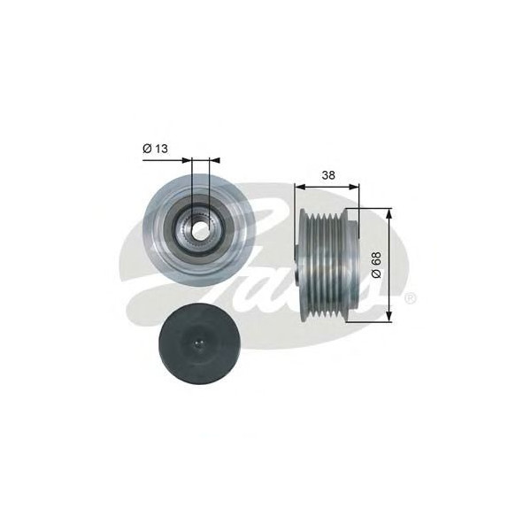 OVER RUNNING ALTERNATOR PULLEY image