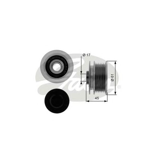 OVER RUNNING ALTERNATOR PULLEY image