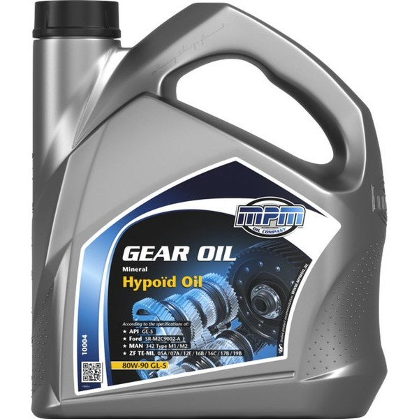 4Ltr Gear Oil 80W-90 GL-5 Mineral Hypoid Oil image