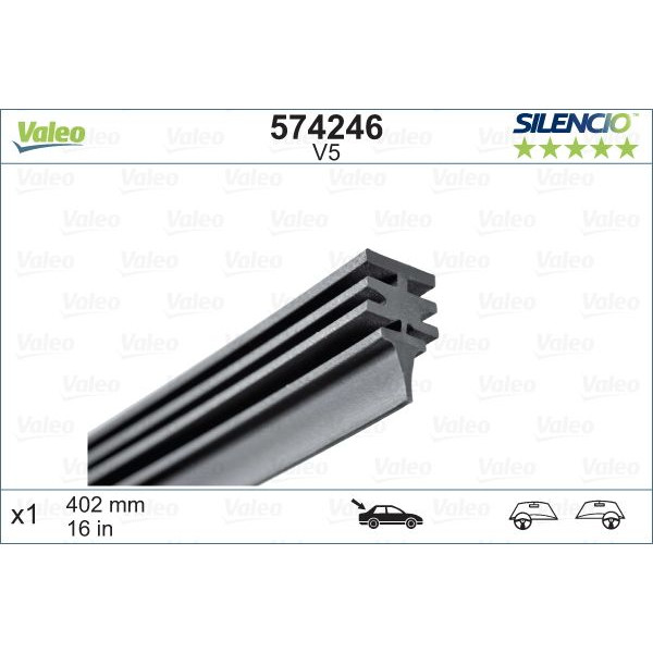 V5 Silencio Wiper Refill Rear V5 x1 image