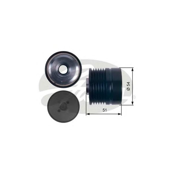 OVER RUNNING ALTERNATOR PULLEY image